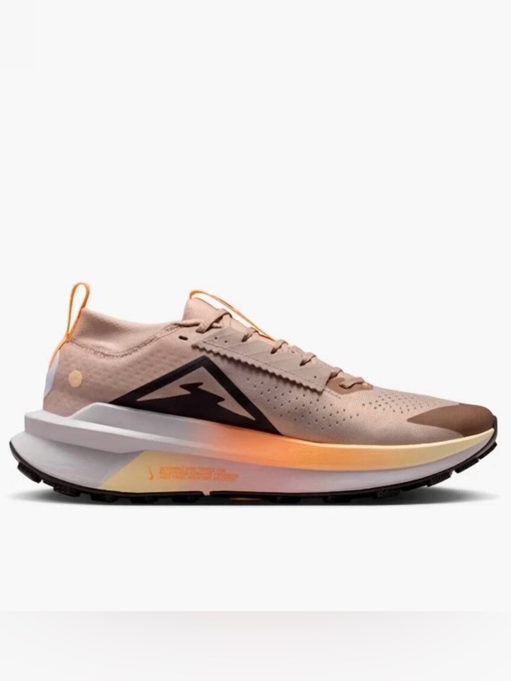Nike ZoomX 🔥 Zegama Trail 2 Malt Alabaster Black Trail Running FD5190-200 11.5 - Picture 7 of 12